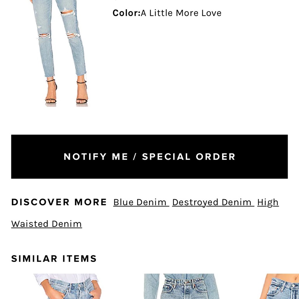 GRLFRND Karolina jeans 👖